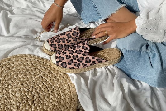 Zuecos Leopard Rosa