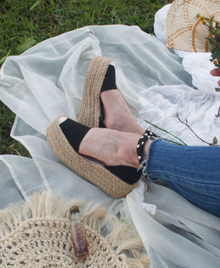 Correa doble de taches Negra